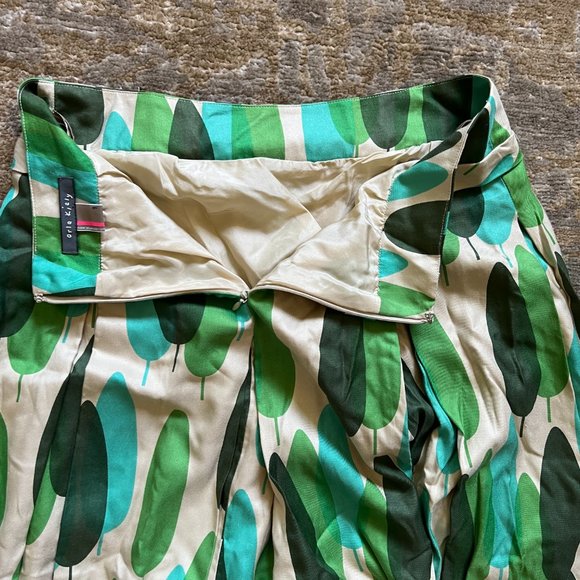 Orla Kiely Tree Print Silk Skirt 1 - Picture 6 of 13